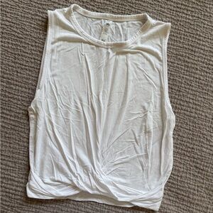 ALO♡Ribbed Prosper Tank♡ White♡XS Ribbed Prosper Tank - White | ALO